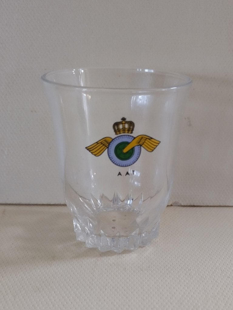 borrelglas, defensie, landmacht, AAT, Aan- en Afvoertroepen, Ophalen of Verzenden, Gebruikt, Overige typen