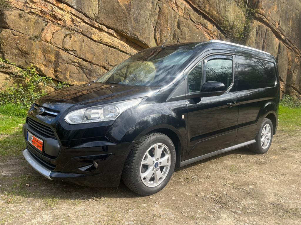 Ford transit connect 1.5 tdci, Voorwielaandrijving, Stof, 4 cilinders, Zwart
