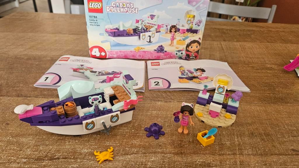 Lego Gabby's Poppenhuis 10786, Ophalen of Verzenden, Zo goed als nieuw, Compleet, Lego