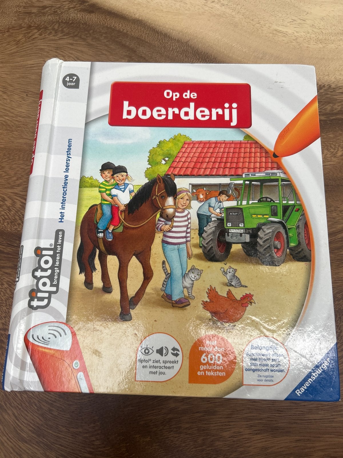 Tiptoi Op de boerderij - Interactief leerboek, Kinderen en Baby's, Speelgoed | Educatief en Creatief, Zo goed als nieuw, Ontdekken