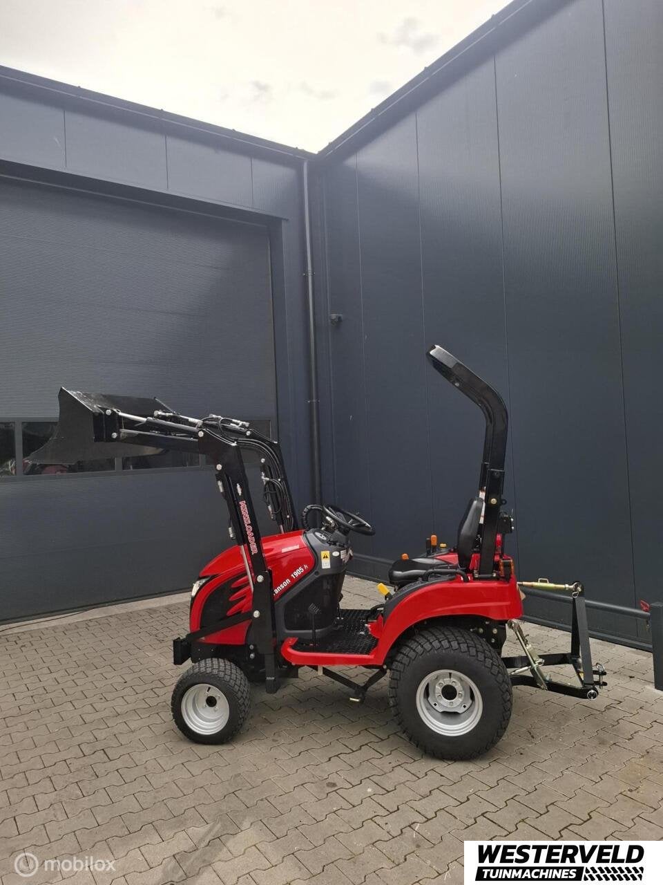 Branson 1905H mini tractor met voorlader hydrostaat, Gebruikt, Overige merken