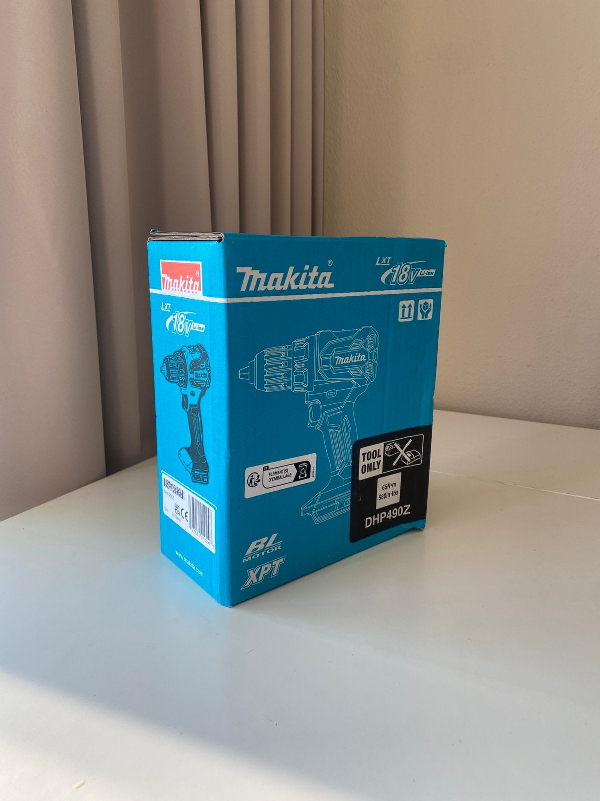 Makita DHP490Z 18V Brushless Klopboormachine Nieuw, Ophalen of Verzenden, Zo goed als nieuw, Boor- en Schroefmachine