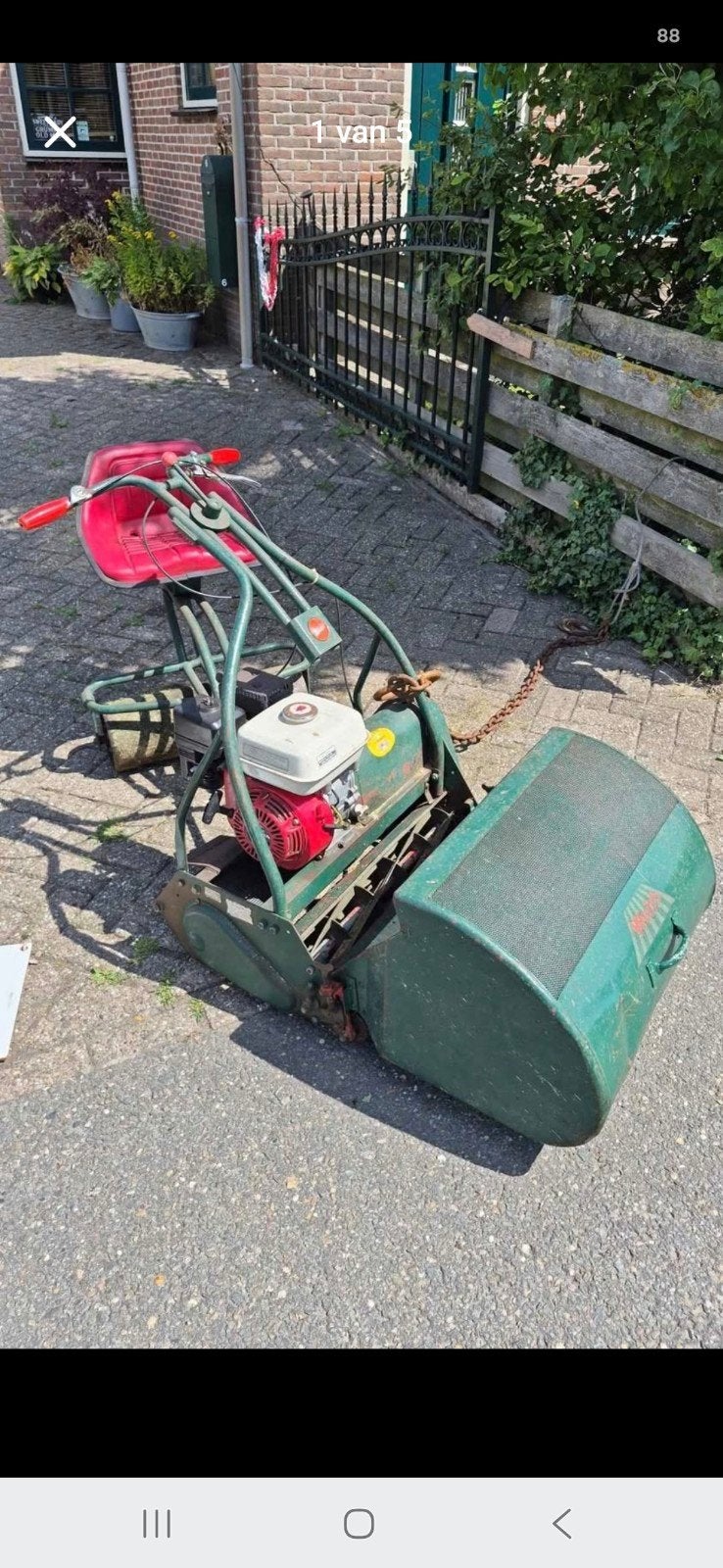 webb zitmaaier kooimaaier, Ophalen, Webb, Zo goed als nieuw, Opvangbak