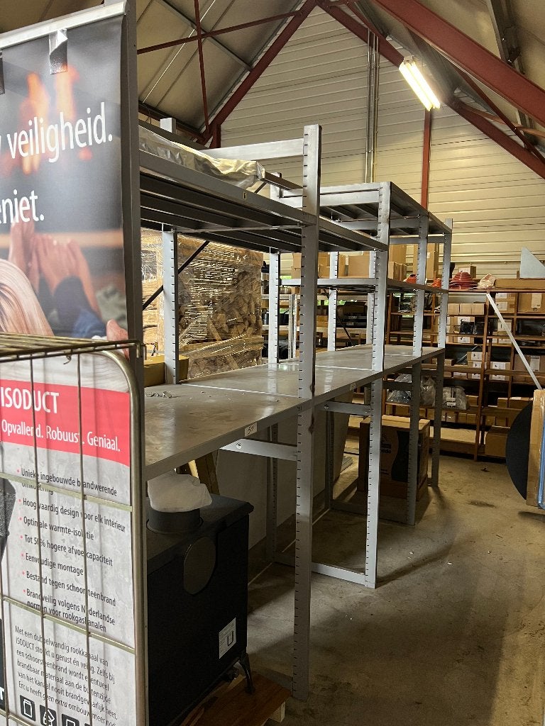 Industriële magazijnstelling 4m x 2,2m x 70 cm, Doe-het-zelf en Verbouw, Overige Doe-het-zelf en Verbouw, Ophalen, Gebruikt, Onbekend