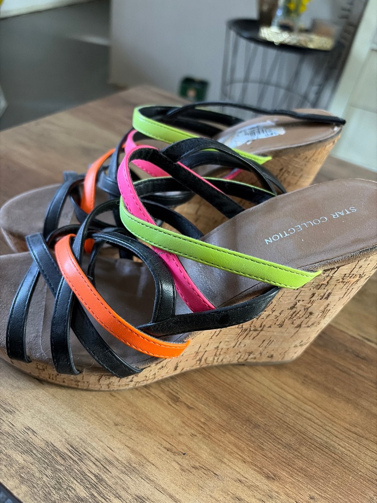 Star Collection Sandalen met sleehak - Maat 39, Overige kleuren, Verzenden, Schoenen met hoge hakken, Gedragen