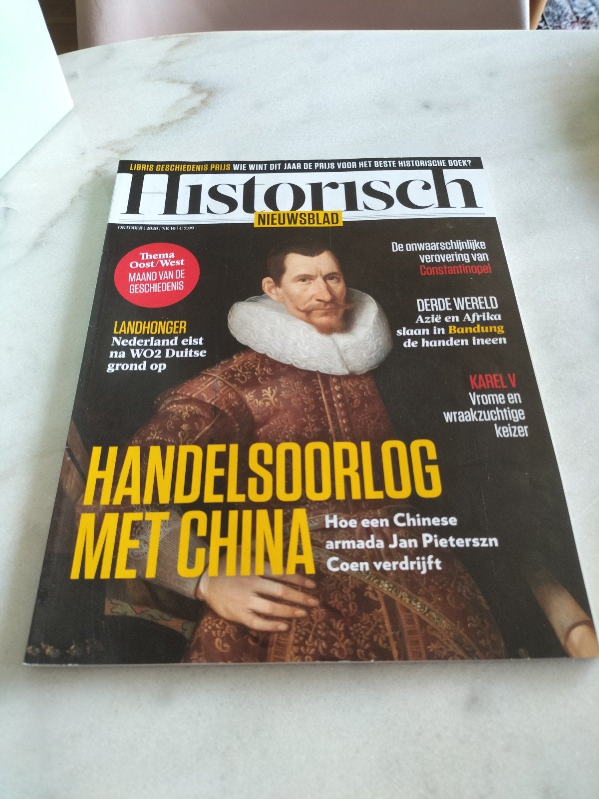 Historisch Nieuwsblad - Oktober 2020 - Handelsoorlog met Chi, Boeken, Ophalen of Verzenden, Zo goed als nieuw, Overige typen
