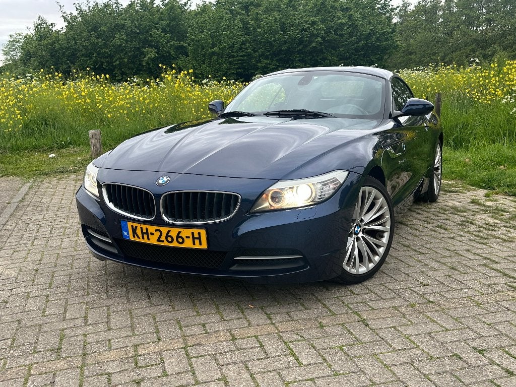 BMW Z4 2.5 Roadster Sdrive 23I 2010 Blauw, Auto's, BMW, Open dak, Zwart, 2497 cc, Cabriolet