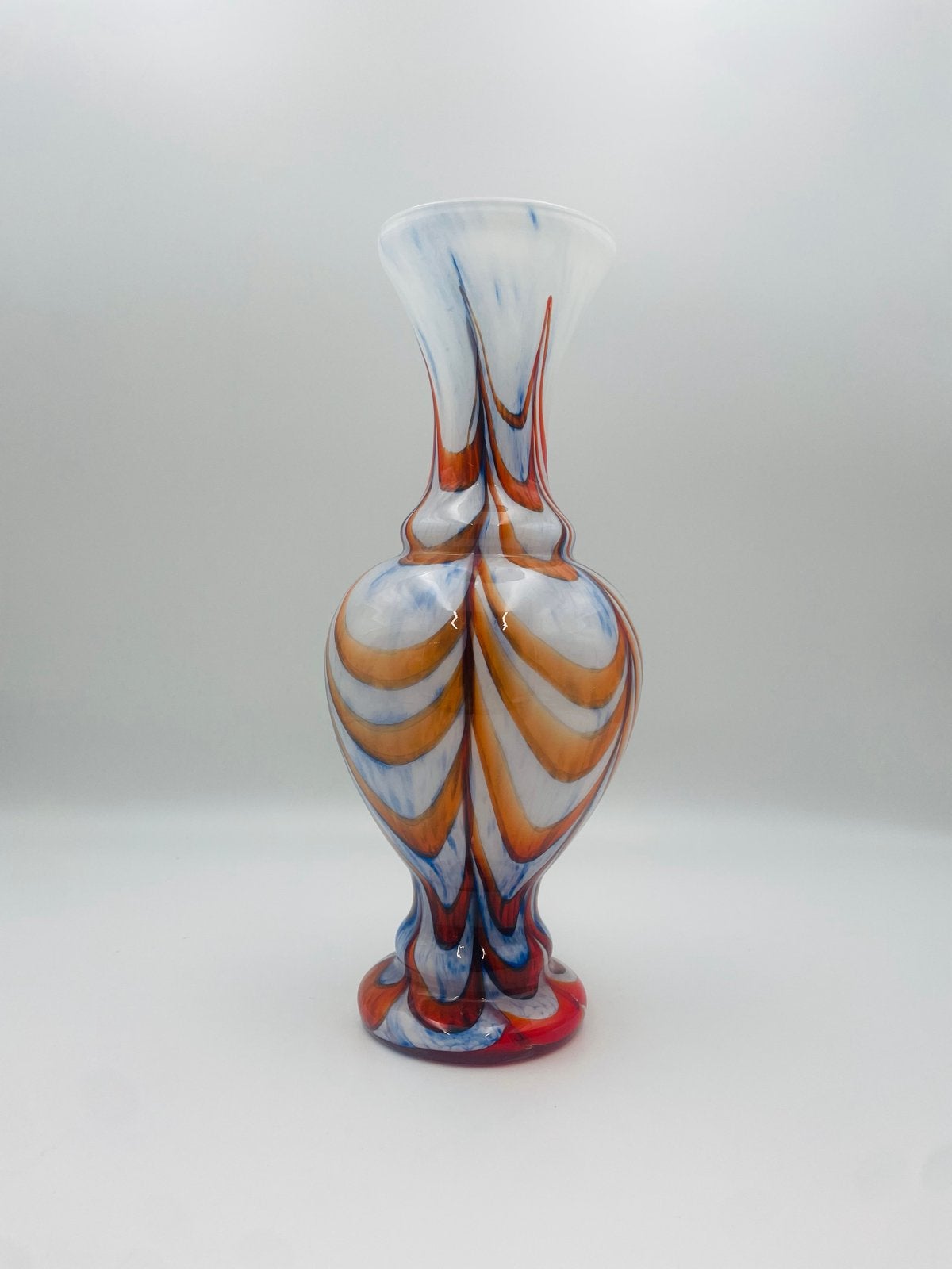 Murano Vaas 37cm - Handgeblazen Glas, Ophalen of Verzenden