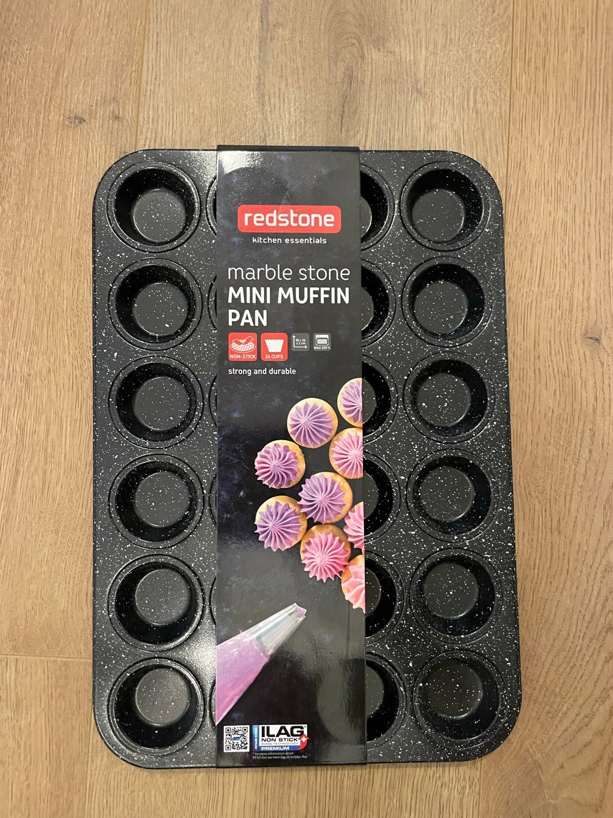 Redstone Mini Muffin Pan - Nieuw in verpakking, Overige typen, Nieuw, Ophalen of Verzenden, Zwart