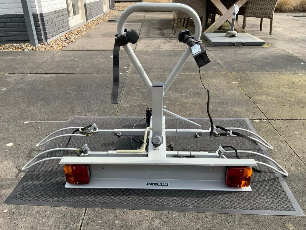 PRO-user Silverbike fietsdrager kantelbaar 2 fietsen, Auto diversen, Fietsendragers, Ophalen, 2 fietsen, Gebruikt, Trekhaakdrager