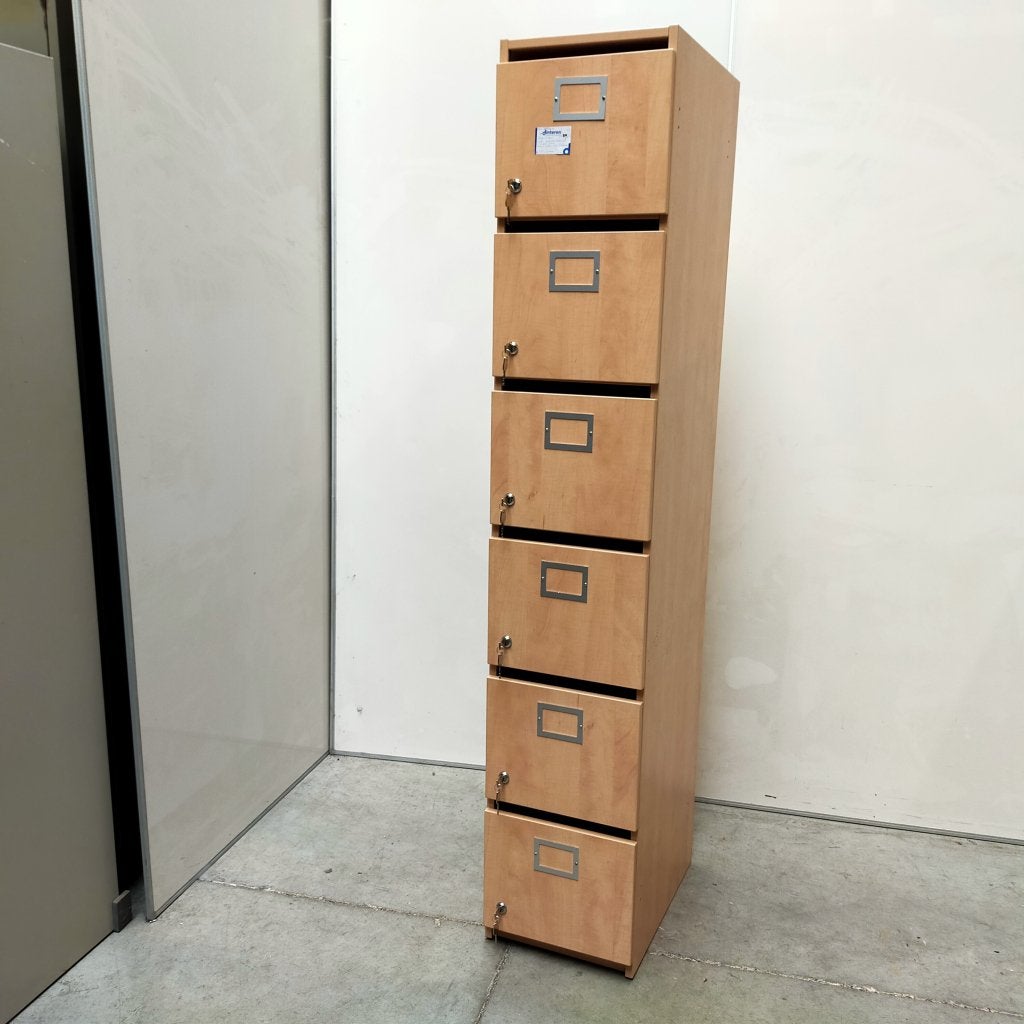 Vepa 6-deurs lockerkast - 199x36x56 cm, Niet ingevuld, Gebruikt, Niet ingevuld, Niet ingevuld