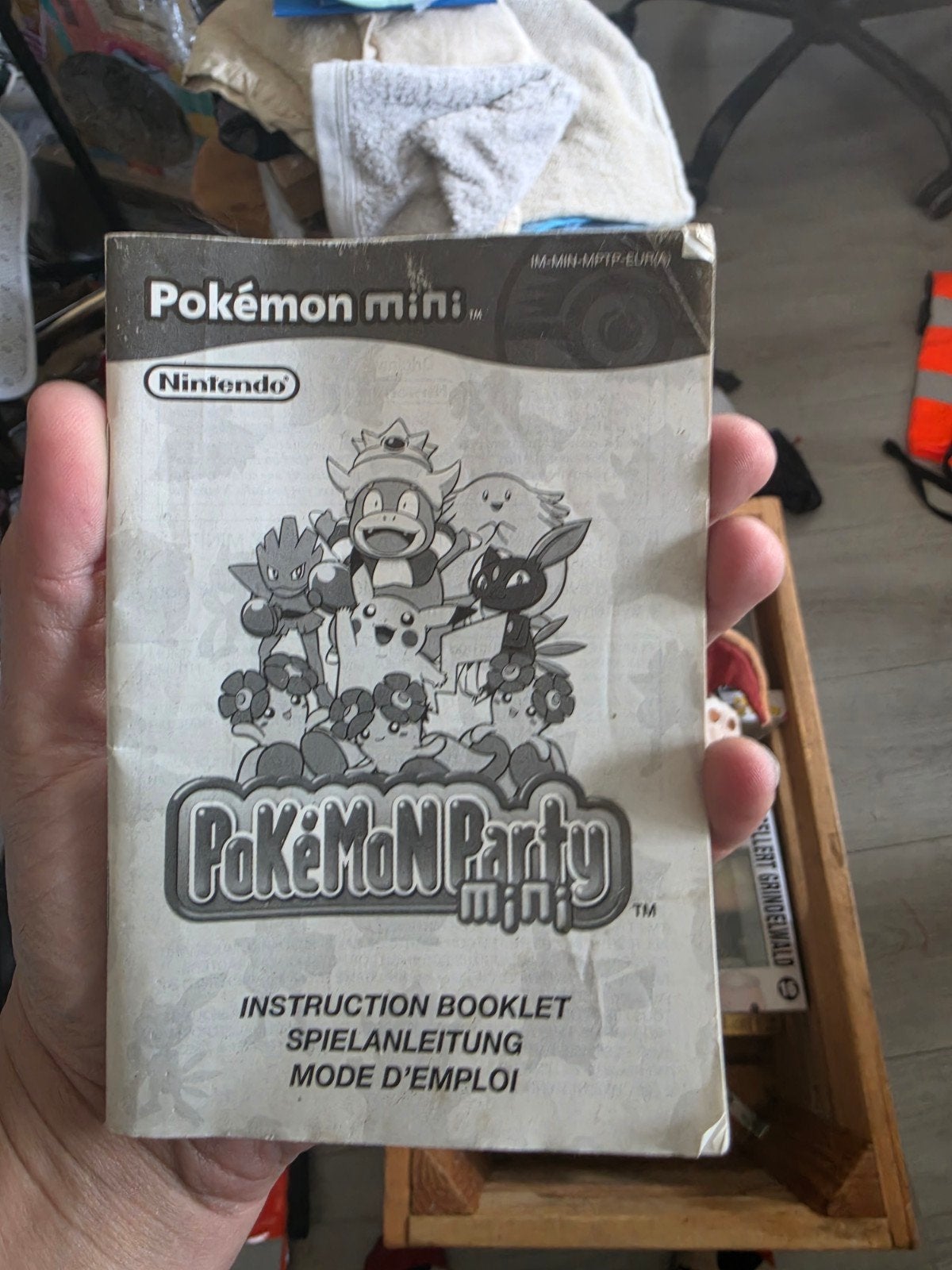 Pokémon Party mini handleiding voor Pokémon mini, Ophalen of Verzenden, Gebruikt