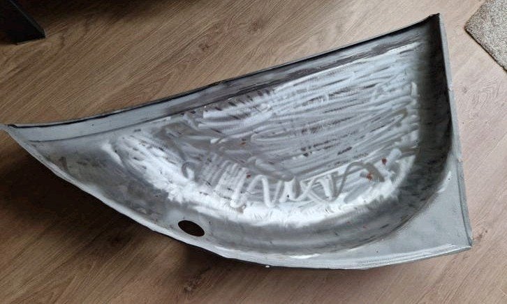 2cv scherm rechtsachter - Gebruikt-kaal en linkerdeur, Auto-onderdelen, Ophalen, Gebruikt, Voor, Spatbord
