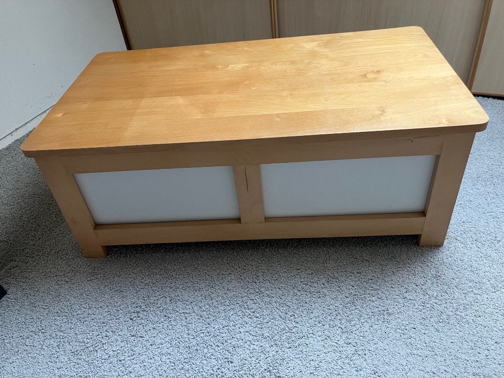 Ikea Bankesta koffietafel, Ophalen, 100 tot 150 cm, 50 tot 100 cm, Zo goed als nieuw