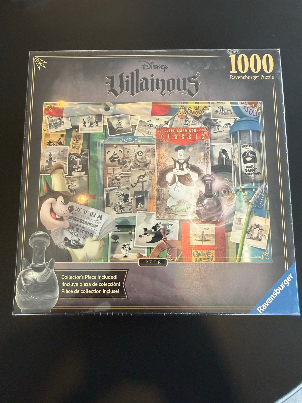 Ravensburger Disney Villainous Puzzel 1000 stukjes Pete, Ophalen of Verzenden, 500 t/m 1500 stukjes, Nieuw, Legpuzzel