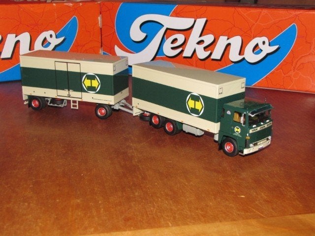 Cargoboss Transport Scania 141 Tekno, Ophalen of Verzenden, Nieuw, Bus of Vrachtwagen, Tekno