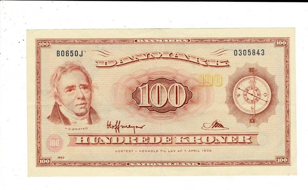 Denemarken, 100 kronen 1965, Verzenden, Overige landen