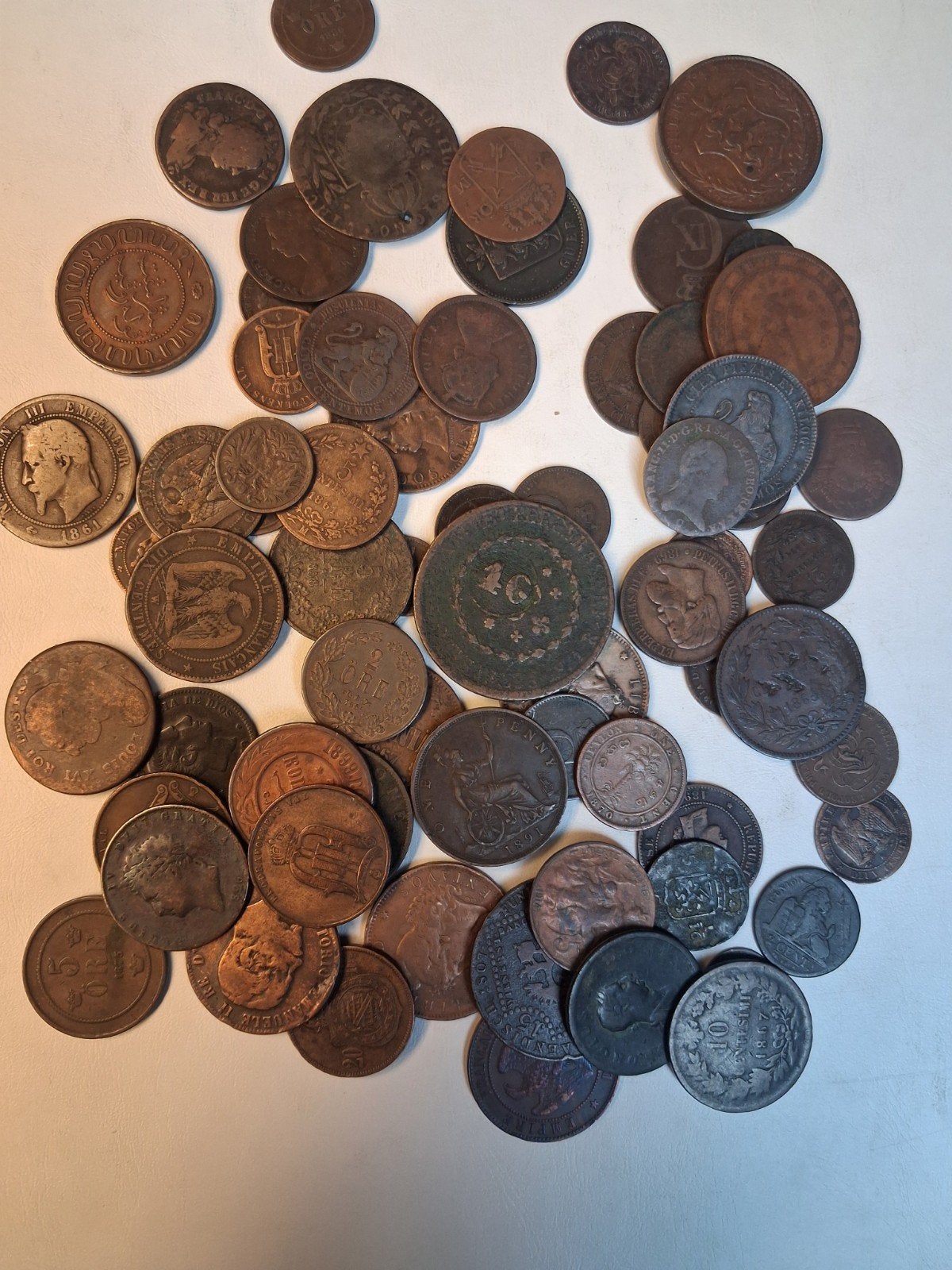70 munten voor 1900, Ophalen of Verzenden, Nederland en Buitenland, Munten