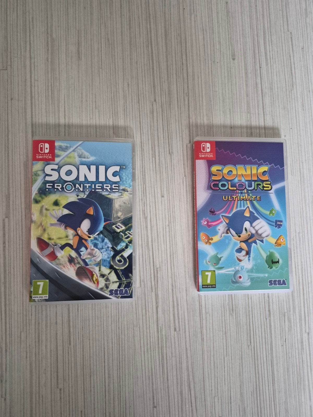 Sonic Frontiers & Sonic Colours Ultimate Nintendo Switch, Ophalen of Verzenden, Zo goed als nieuw, Met games