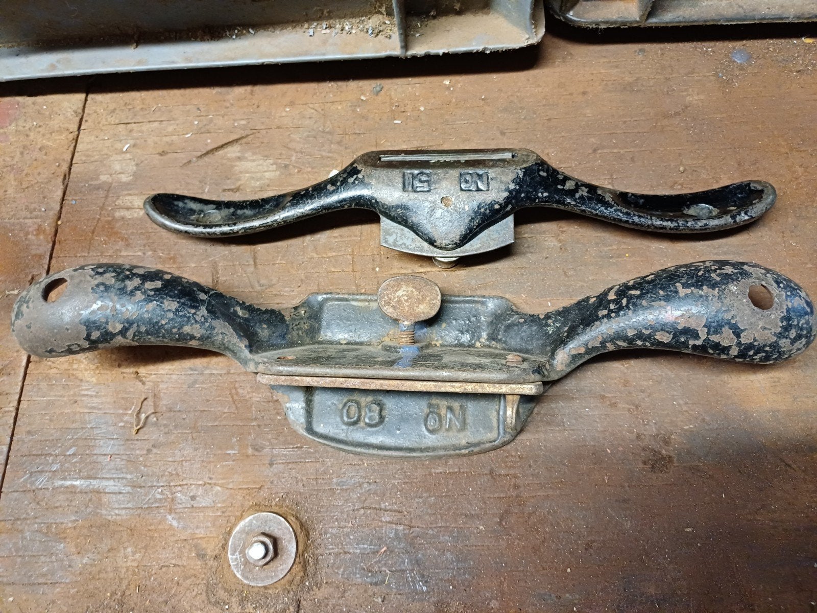 Vintage No. 80 en No. 51 spookschaaf, Ophalen of Verzenden