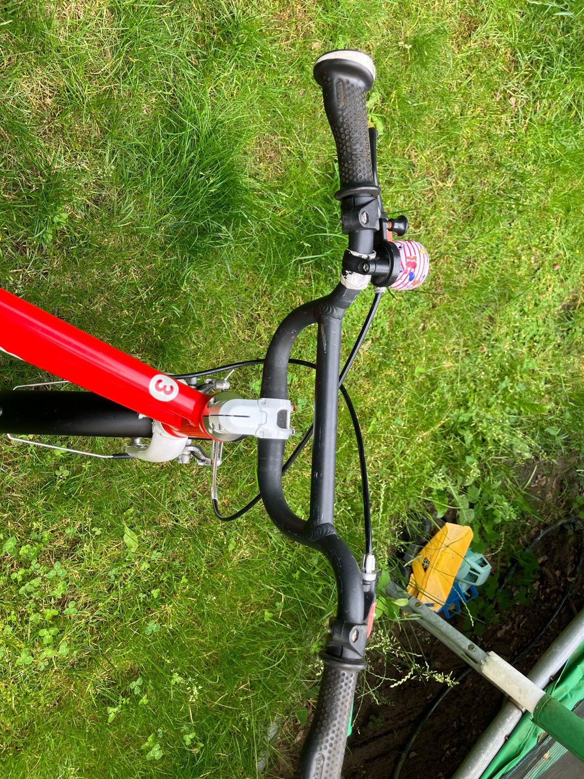 Woom 3 Kinderfiets 16 inch - Rood, Ophalen, Gebruikt, Velgrem, 16 tot 20 inch