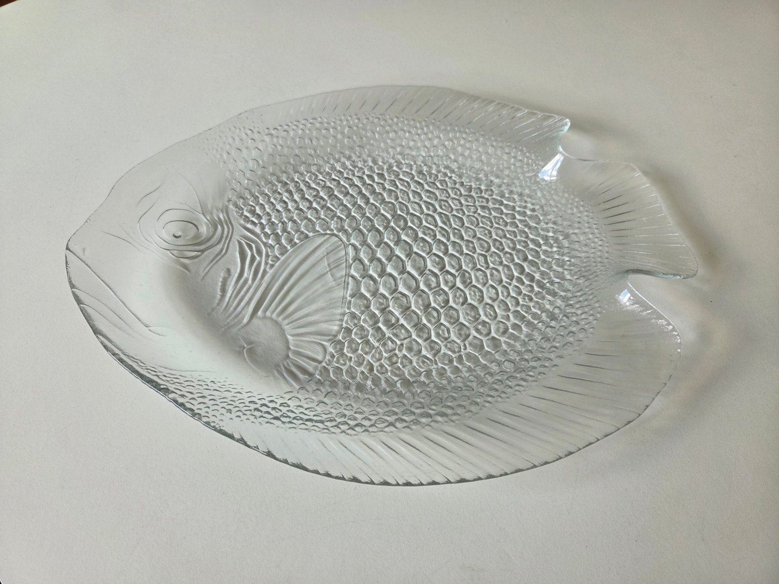 Arcoroc France Poisson schaal - Vintage schaal, Ophalen of Verzenden