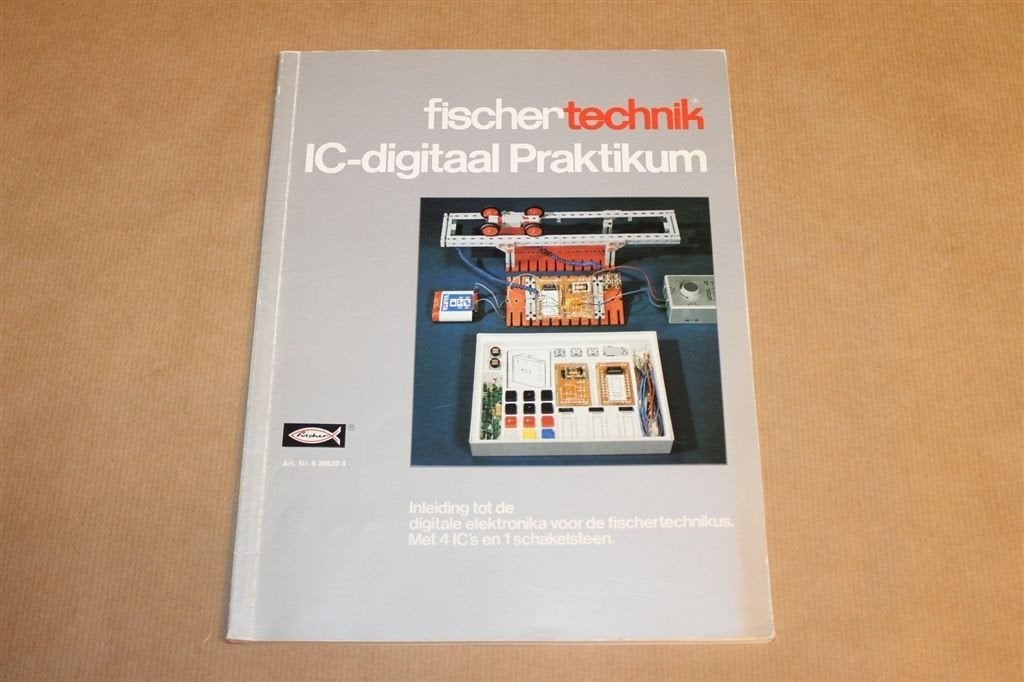 Fischertechnik IC-digitaal — Zeldzame NL Handleiding, Ophalen of Verzenden, Gelezen, Bouwkunde