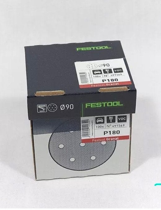 Festool Granat Schuurpapier P180 Ø 100 stuks nieuw!, Ophalen of Verzenden, Nieuw, Minder dan 600 watt, Overige typen