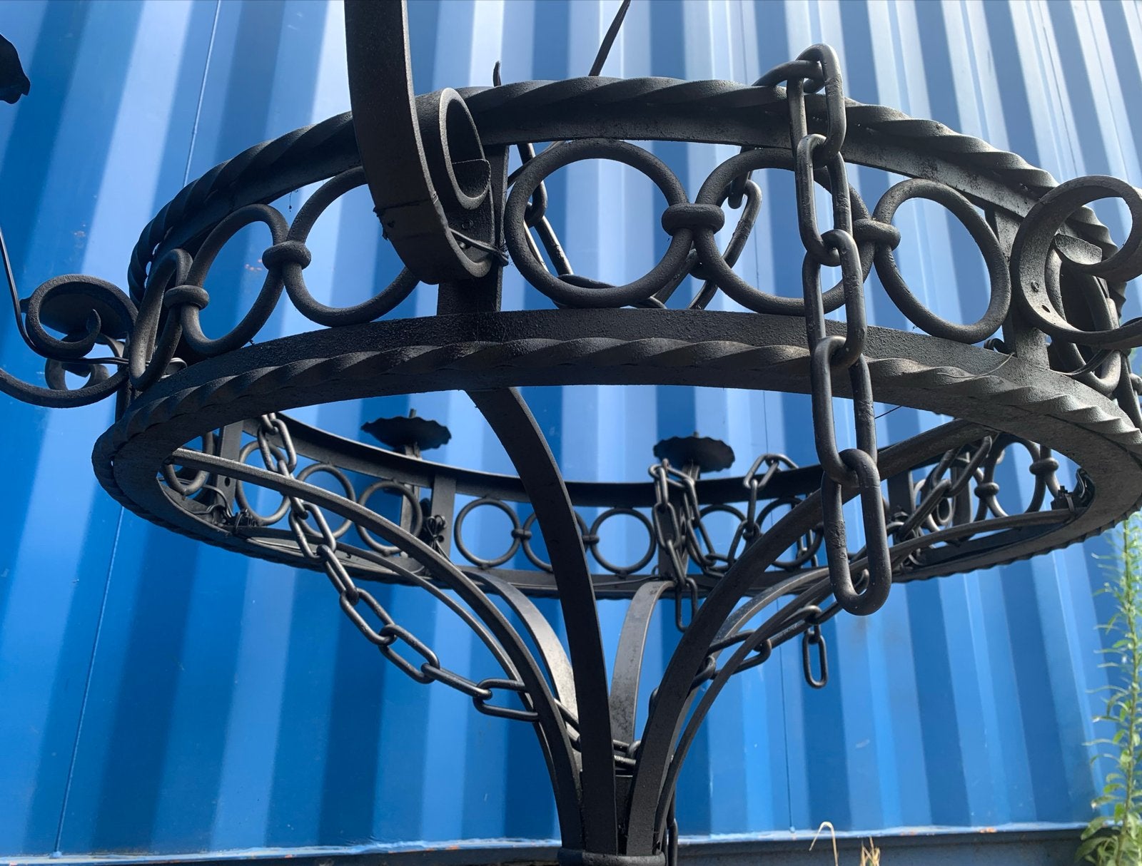 Kapitale smeedijzeren kroonluchter 130cm smeedijzeren lamp, Ophalen