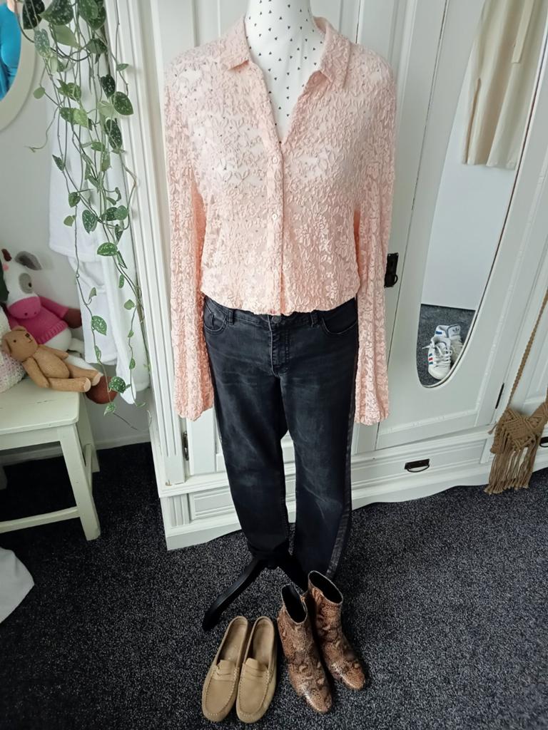 Cotton Club " Blouse maat L ", Kleding | Dames, Blouses en Tunieken, Maat 42/44 (L), Nieuw, Ophalen of Verzenden, Roze