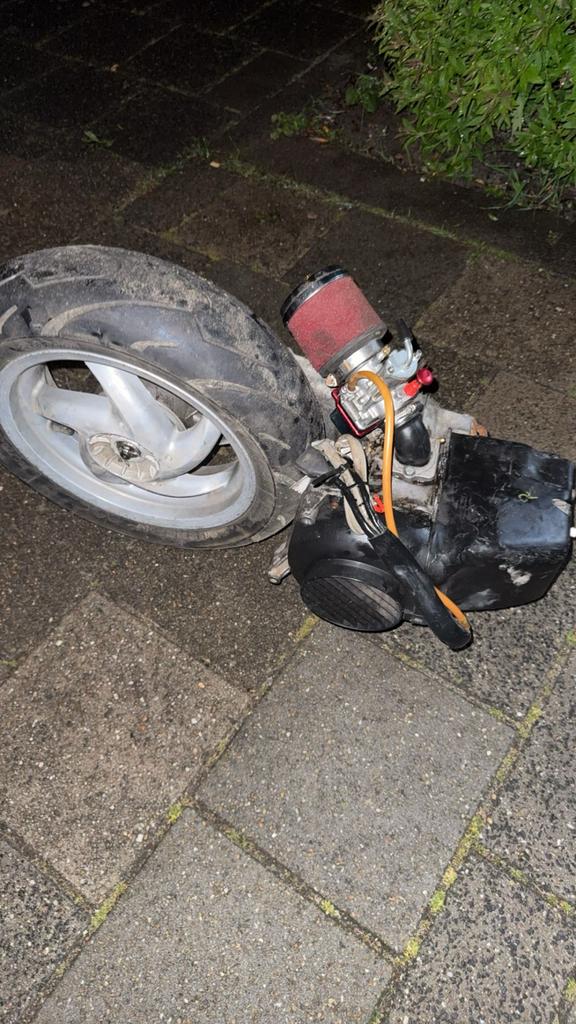 Skr blok 125cc met achterwiel carb en luchtfilter, Ophalen of Verzenden, Gebruikt, Blok, Piaggio