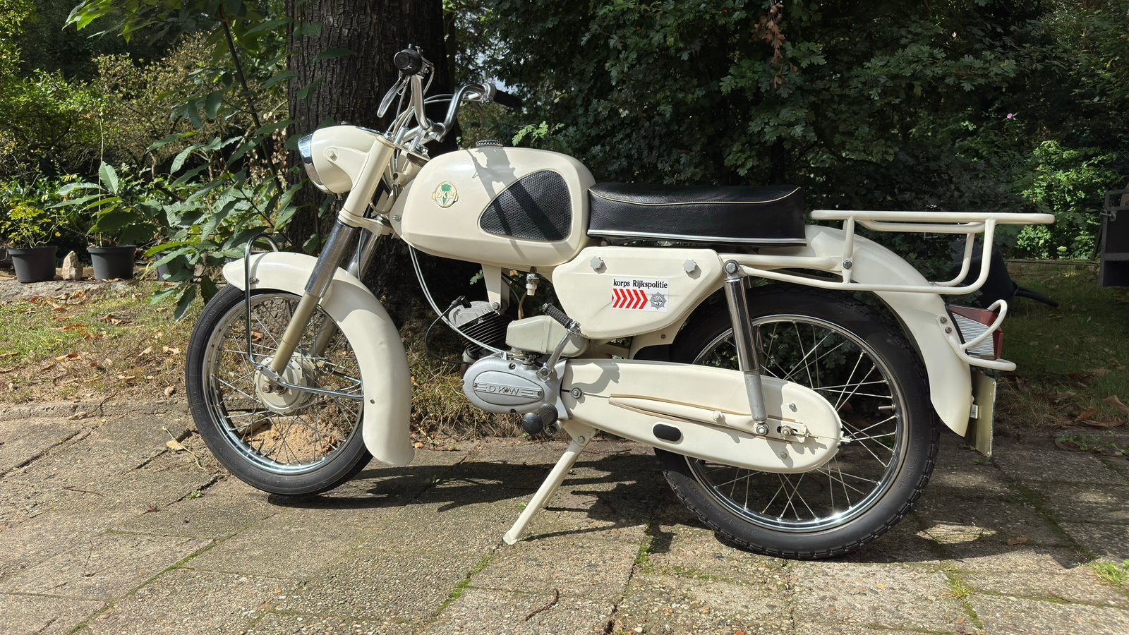 Zeldzame DKW 651 RT 50 1969 politiemotor in top conditie, Fietsen en Brommers, Brommers | Oldtimers, Ophalen, Overige merken