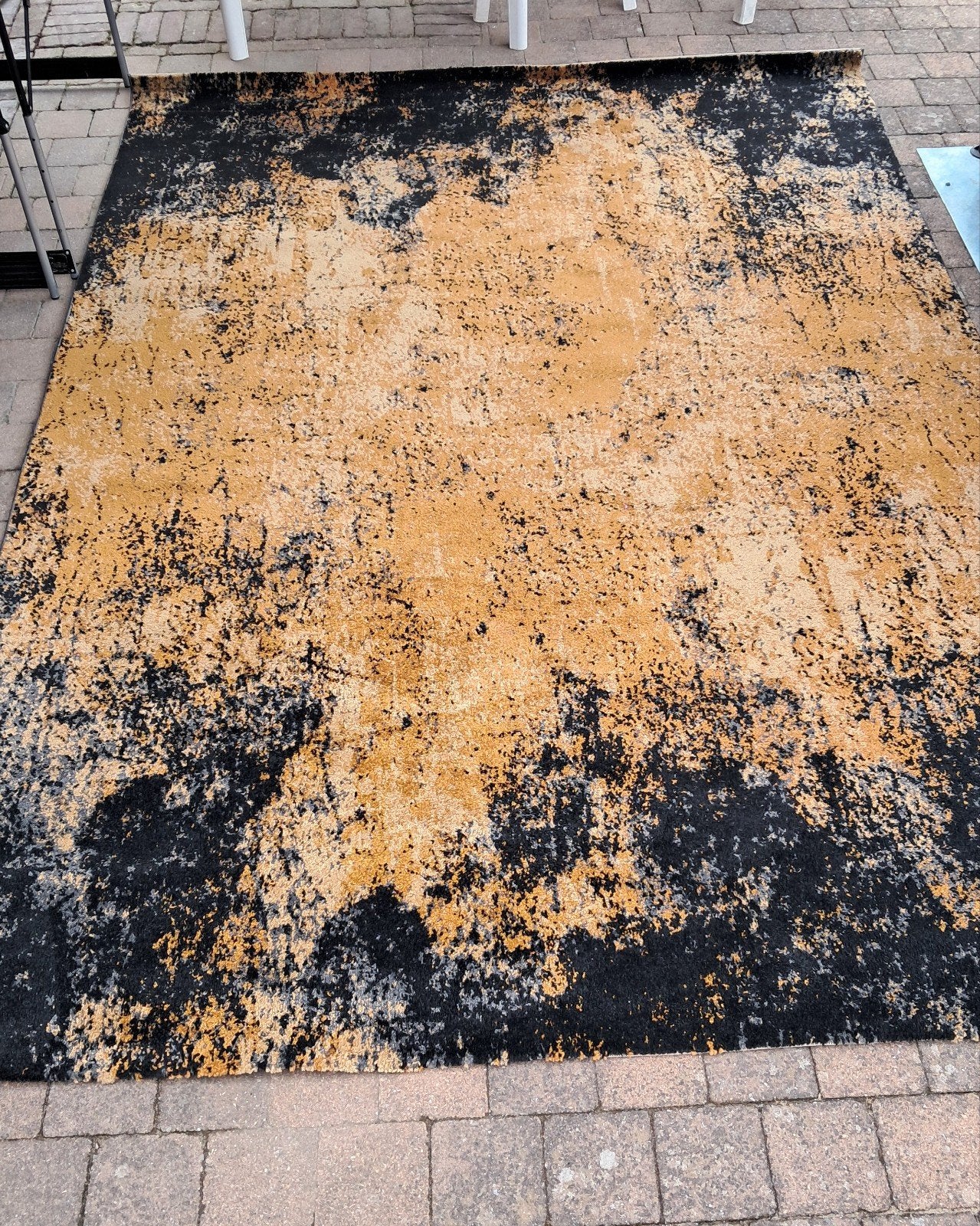 Pierre Cardin "Louvre" vloerkleed 200x290 zgan, Ophalen, Zwart, 200 cm of meer, Zo goed als nieuw