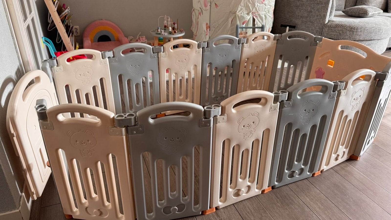 Baby box/speelbox (Playpen), Ophalen, Zo goed als nieuw, Rechthoekig