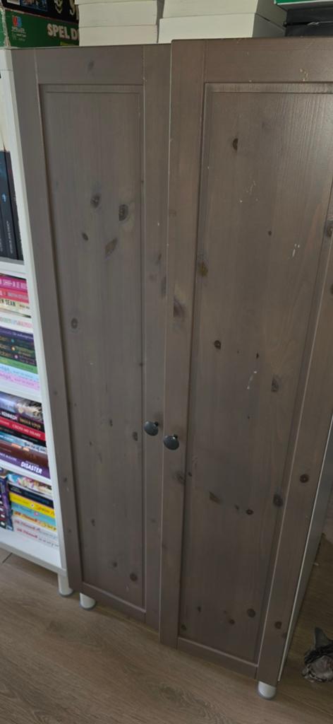 Ikea stuva Houten kast met deuren en planken, Ophalen, 100 tot 150 cm, 50 tot 100 cm, Modern