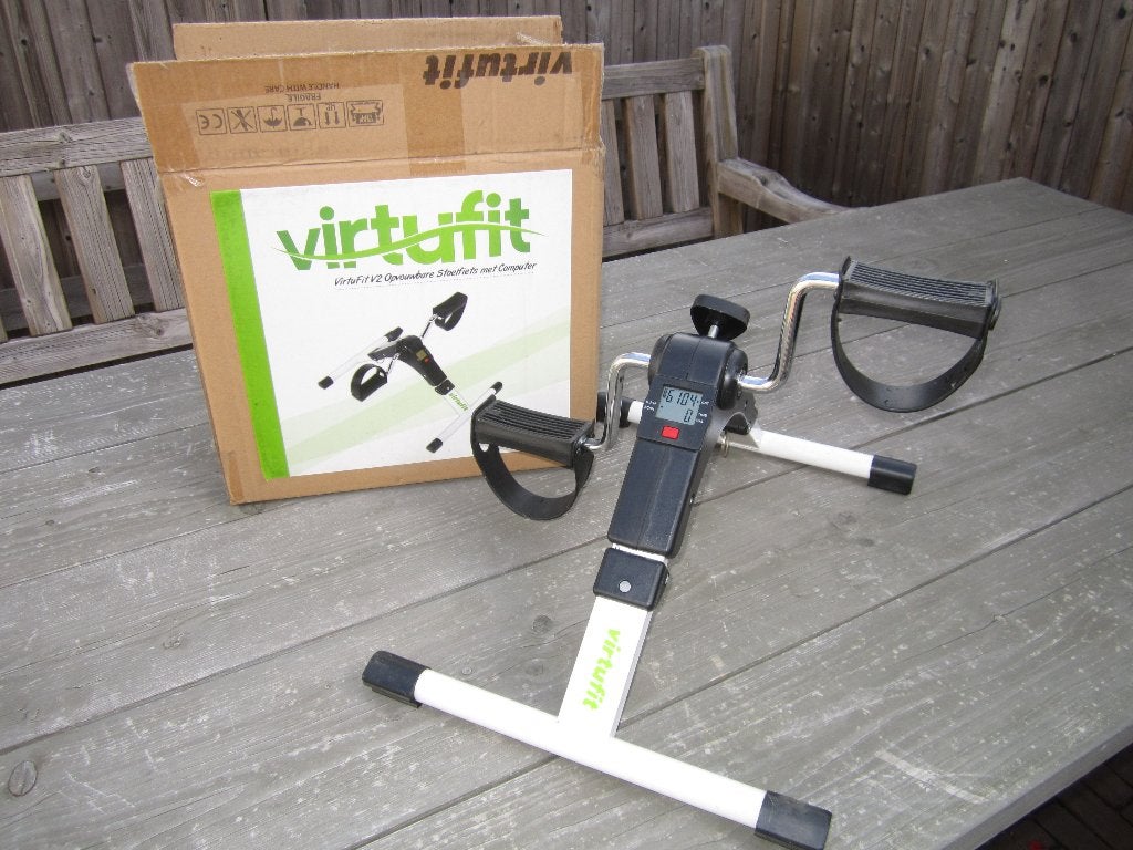 Opvouwbare stoelfiets met computer, Sport en Fitness, Fitnessapparatuur, Ophalen of Verzenden, Zo goed als nieuw, Metaal, Stoelfiets