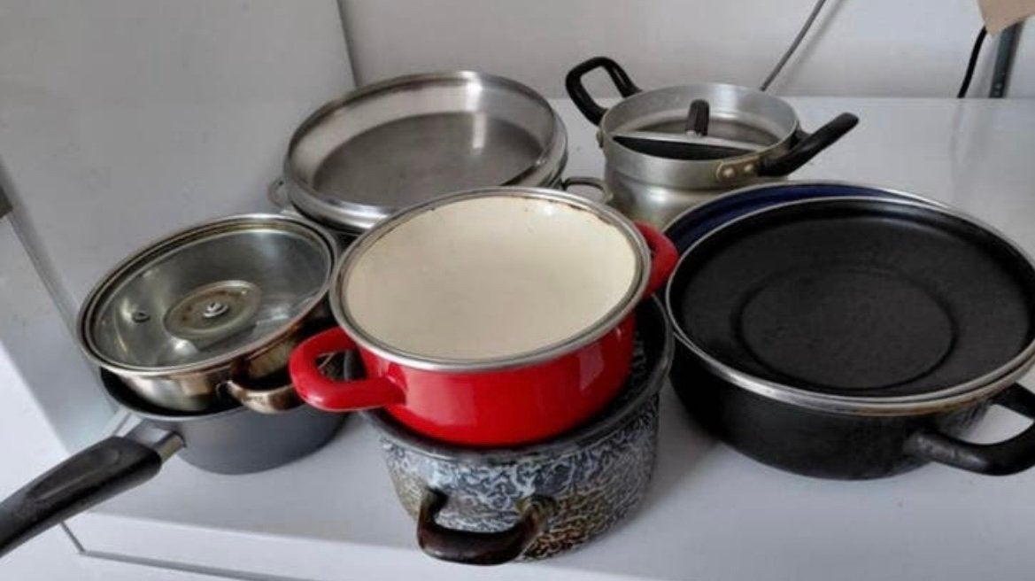 Gezocht in Noordwijk: gratis pan(nen), Ophalen, Zo goed als nieuw, Overige materialen