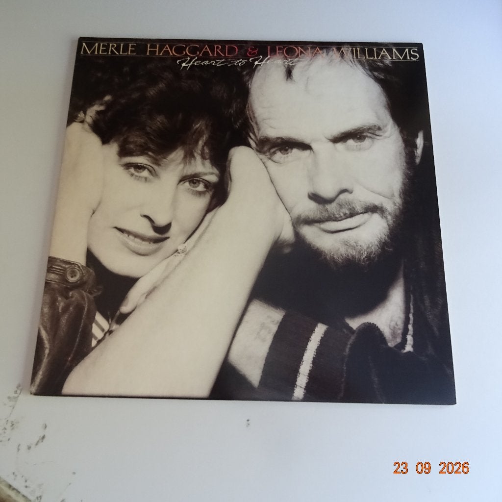 Merle Haggard & Leona Williams - Heart to Heart, Cd's en Dvd's, LP, Gebruikt, Verzenden, Originele persing