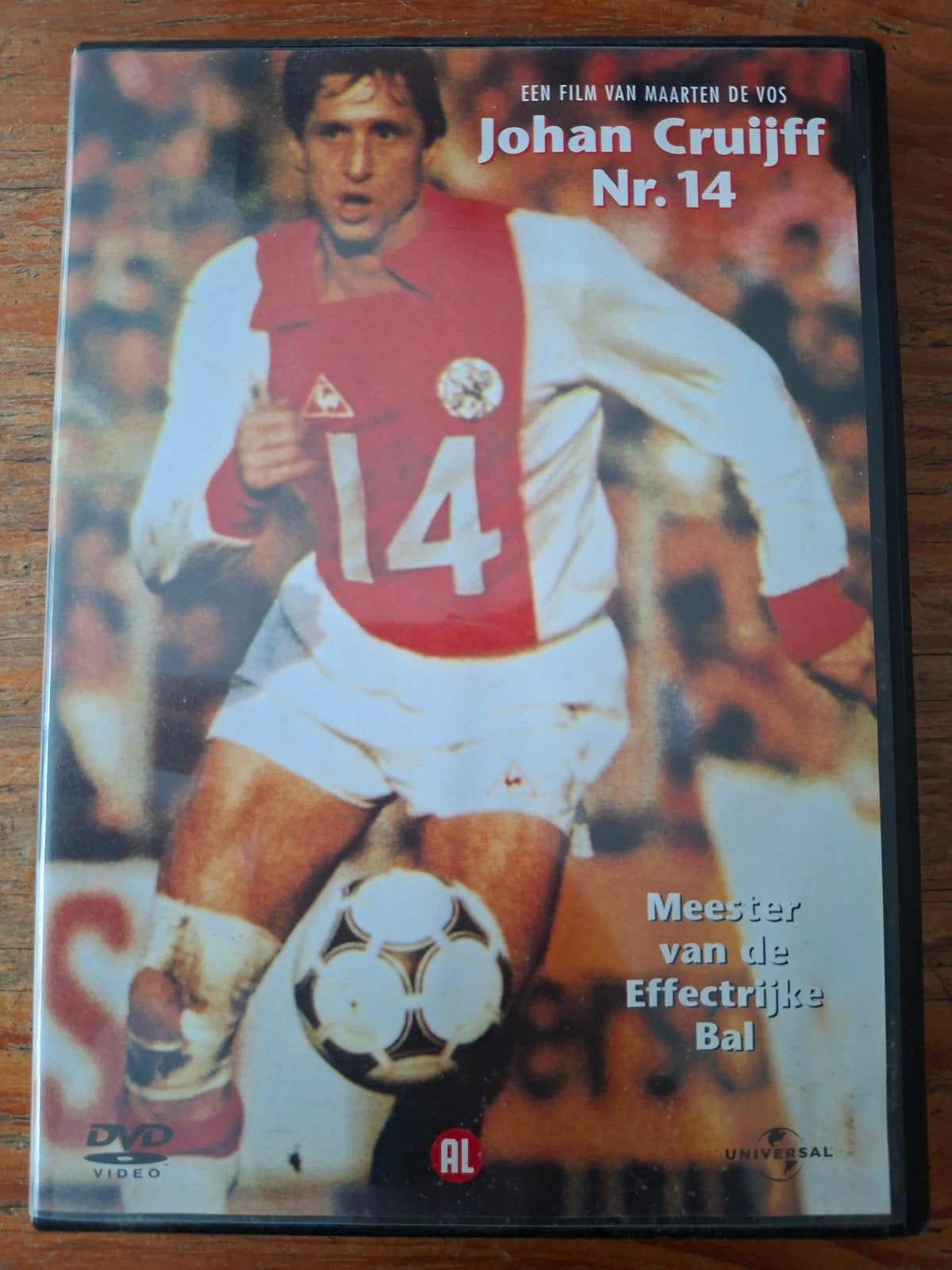 DVD Johan Cruijff Nr. 14 - Voetbal Documentaire, Cd's en Dvd's, Dvd's | Sport en Fitness, Gebruikt, Alle leeftijden, Voetbal, Documentaire