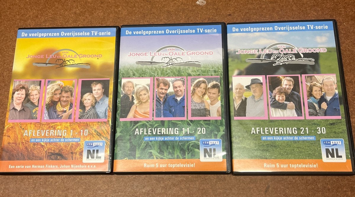 Jonge Leu en Oale Groond - Complete TV-serie (3 DVD's), Cd's en Dvd's, Gebruikt, Alle leeftijden, Nederlands, Drama