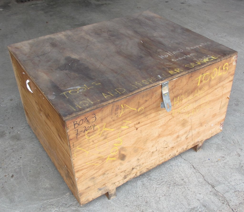 Houten opslagbak voorraadbak, Ophalen, Zo goed als nieuw, 50 mm of meer, Pallet