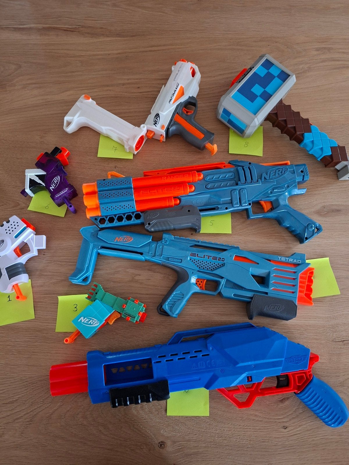 Grote collectie Nerf blasters - Diverse modellen, Ophalen of Verzenden, Gebruikt