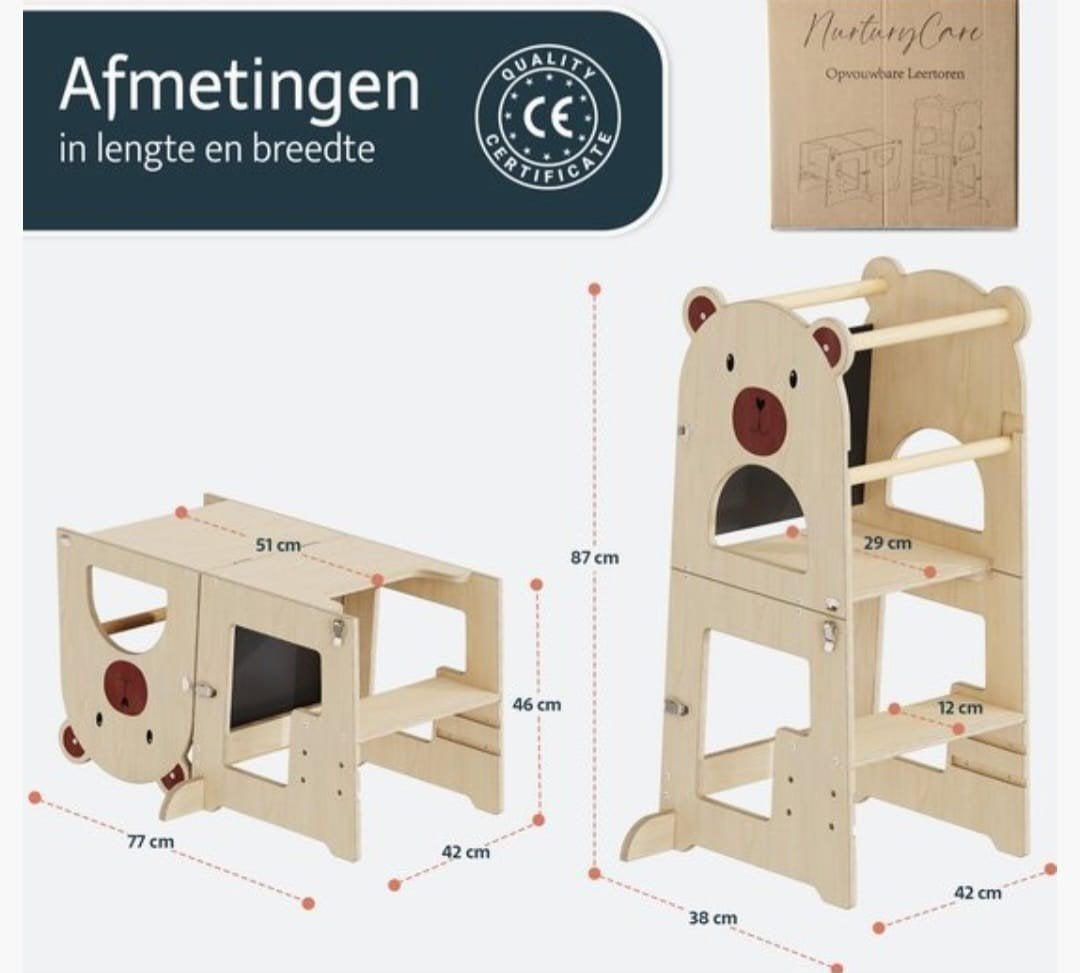 Leertoren 4-in-1 (nog 3 stuks)!, Ophalen of Verzenden, Nieuw