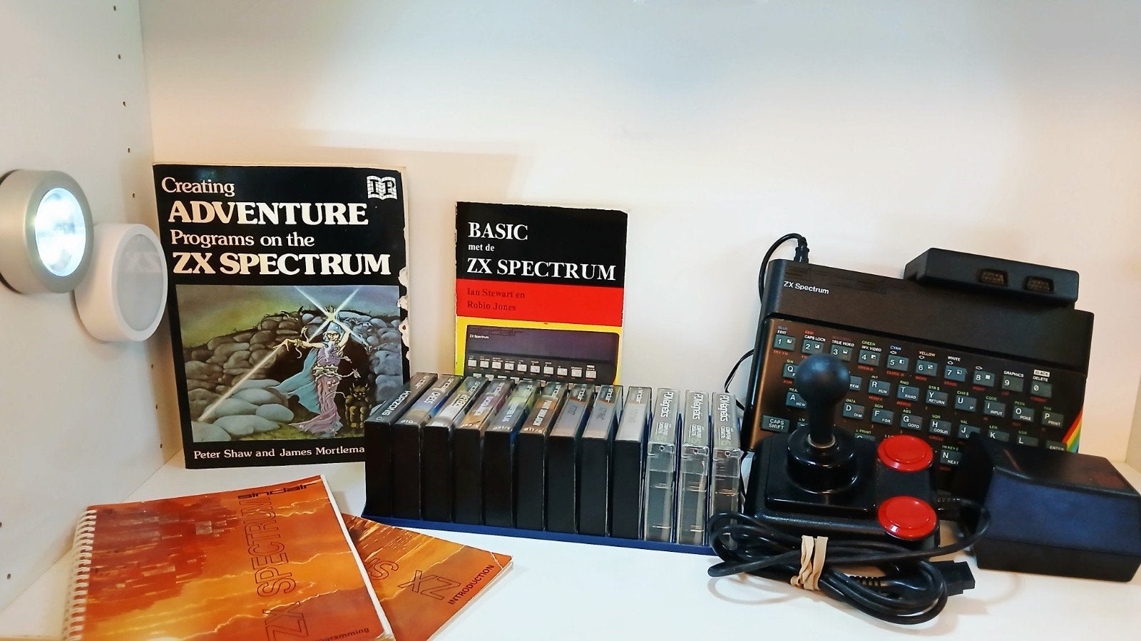 Complete ZX Spectrum 48K set + games - werking onbekend, Ophalen of Verzenden, Sinclair zx spectrum