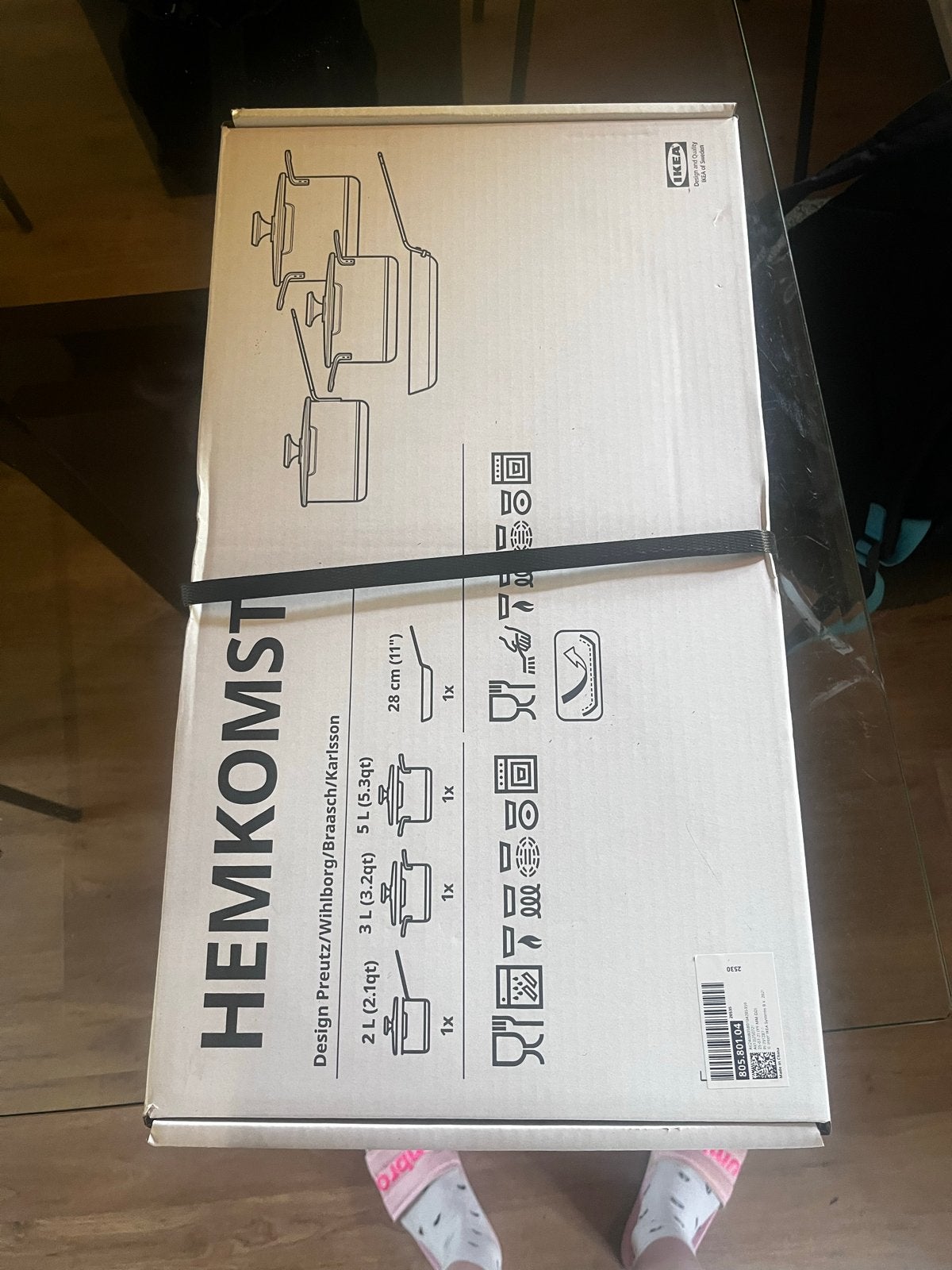 Nieuwe IKEA HEMKOMST pannenset rvs voor alle warmtebronnen, Ophalen, Nieuw, Pannenset, IKEA
