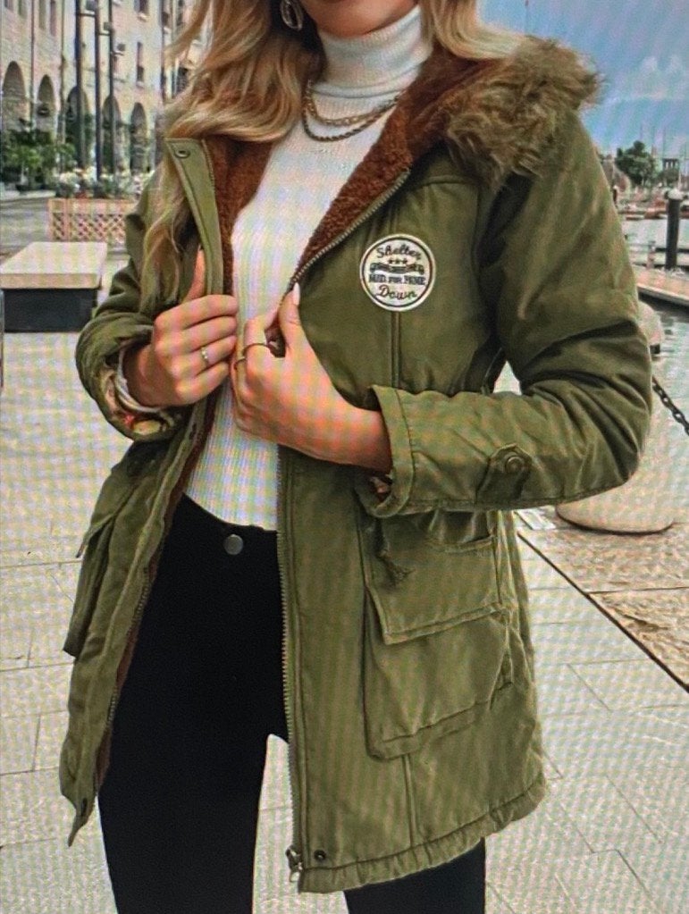 Parka M of L (Nieuw!!!), Ophalen of Verzenden, Zo goed als nieuw, Groen