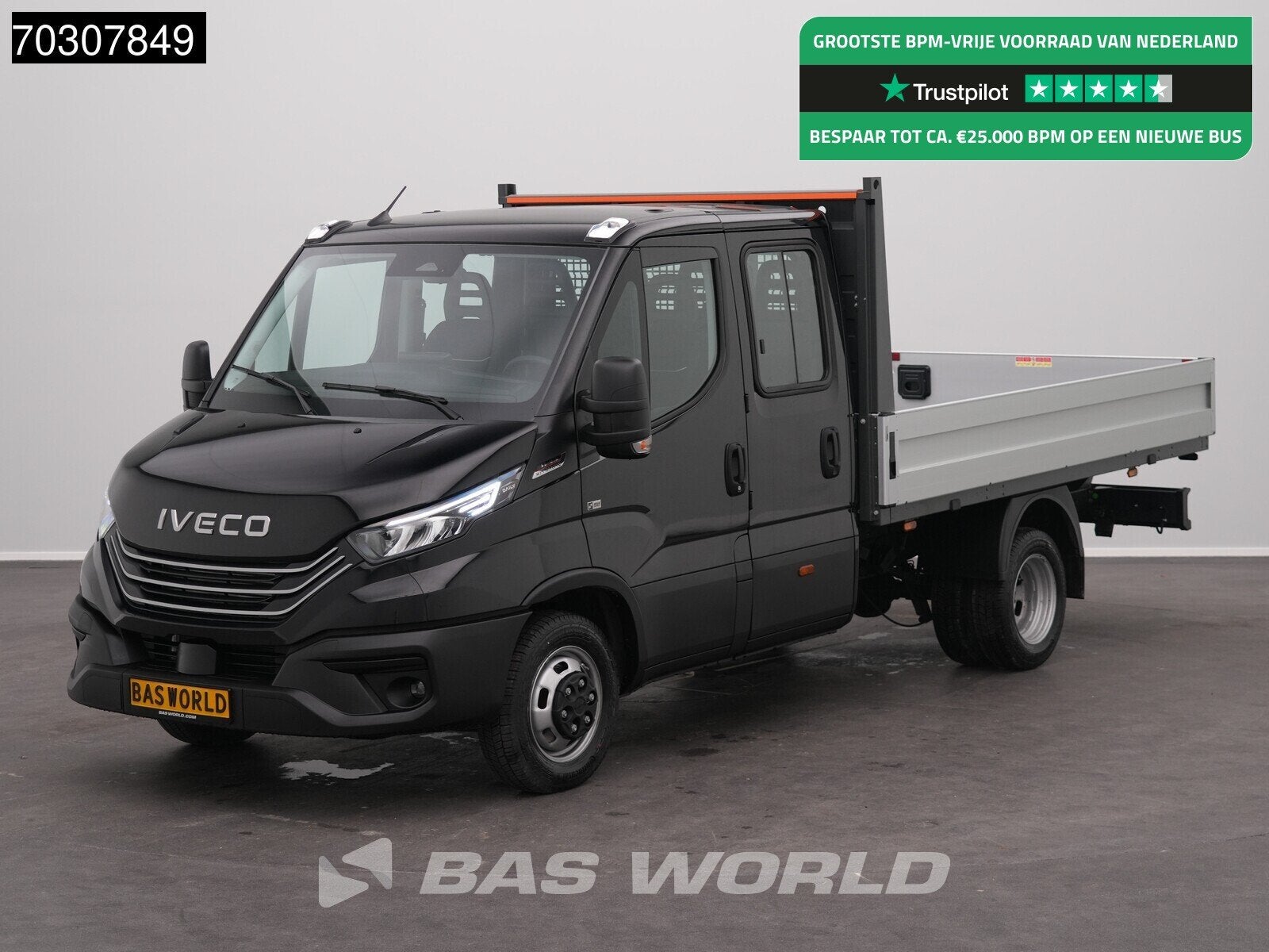 Iveco Daily 35C21 3.0L Automaat Dubbel Cabine 210PK Dubbellu, Auto's, Automaat, Stof, Euro 6, 4 cilinders