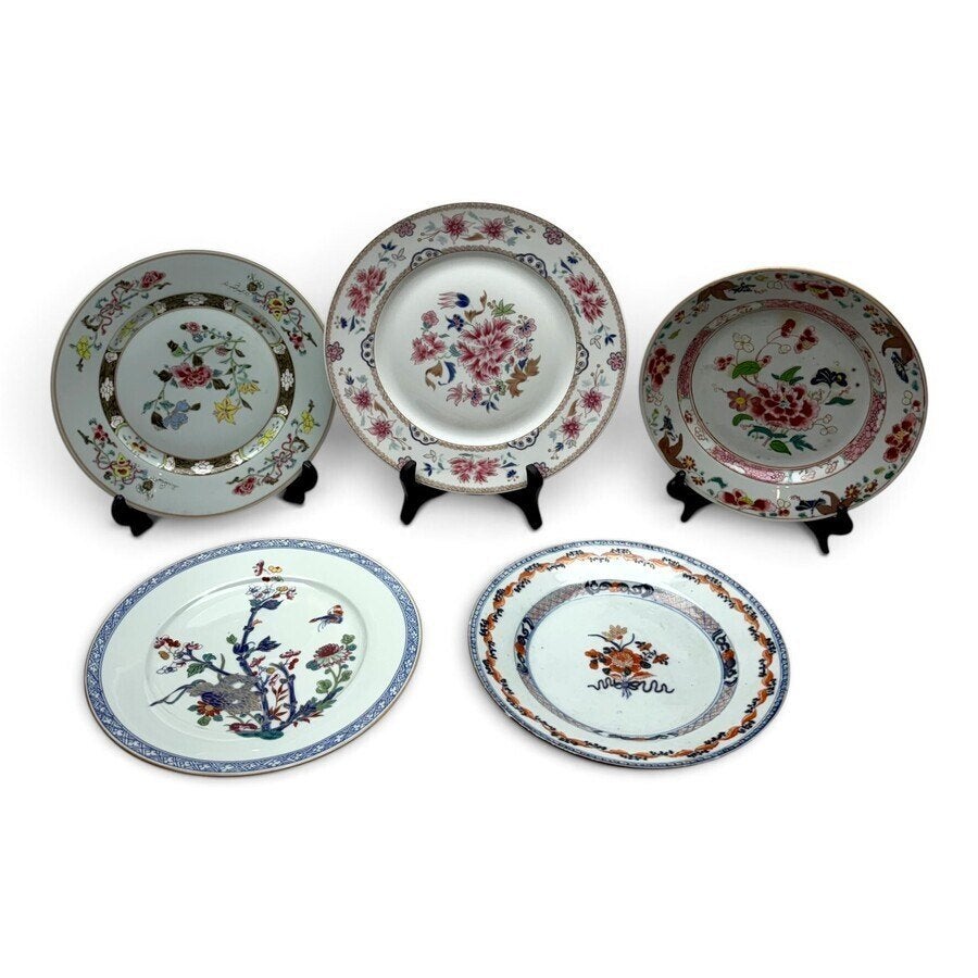 Lot porseleinen, voornamelijk Chinees 18e eeuws 3x Limoges, Ophalen of Verzenden