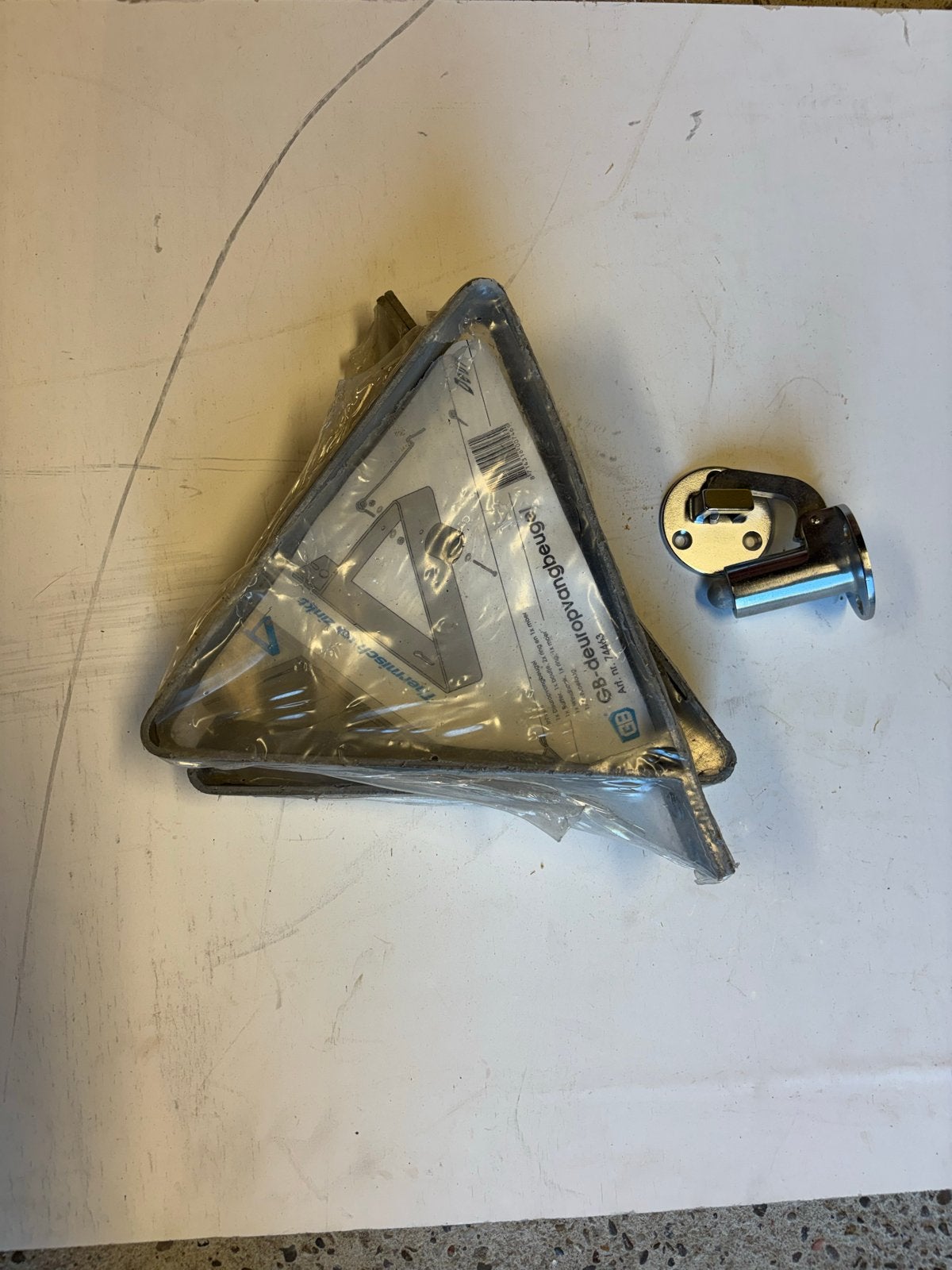 Deurbeugels compleet en RVS deurklem, Doe-het-zelf en Verbouw, Ophalen, Nieuw, Rvs, Overige typen