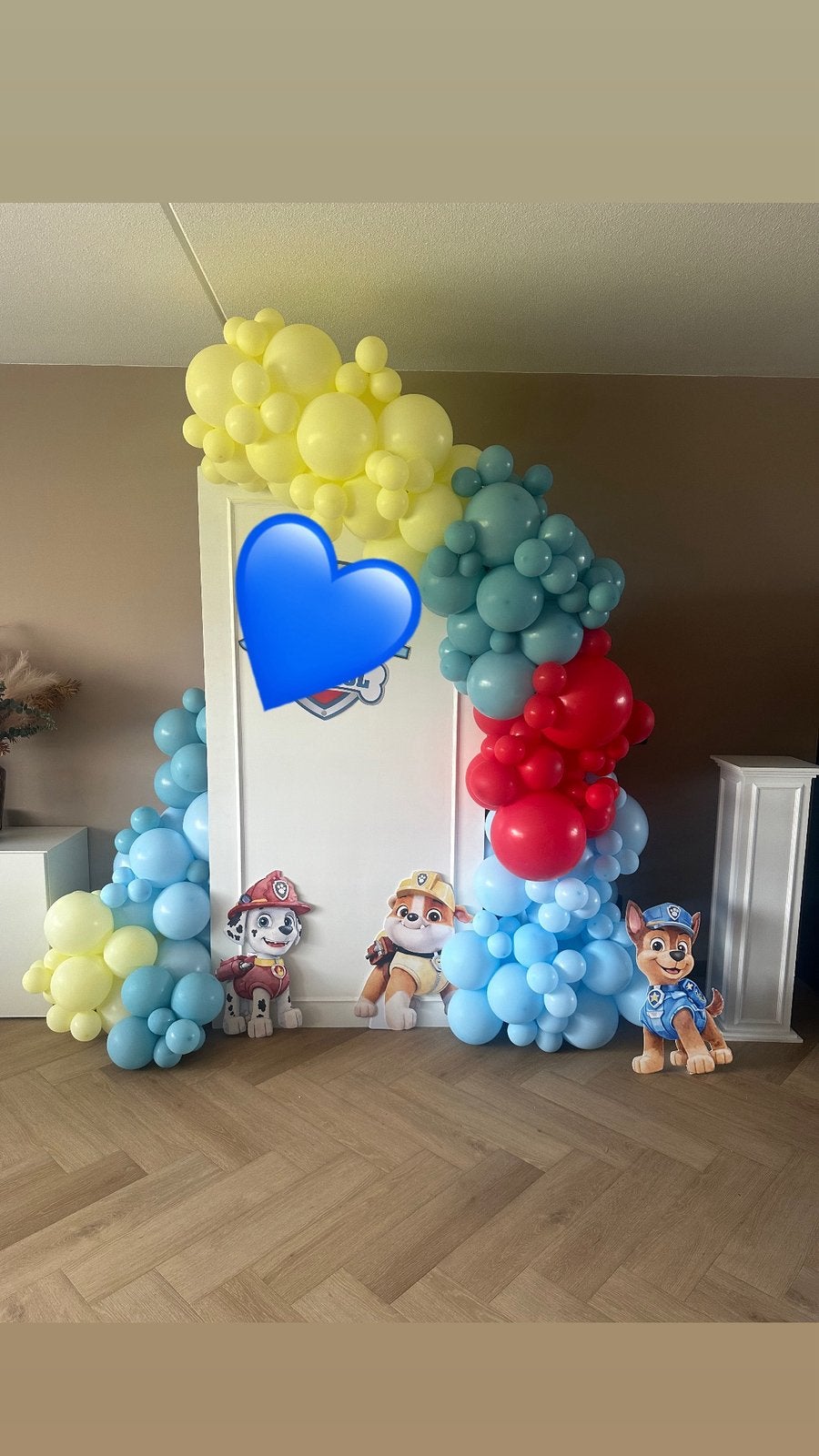 3 cut out paw patrol, Ophalen of Verzenden, Zo goed als nieuw, Versiering, Verjaardag